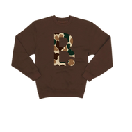 Camo B Logo Crewneck