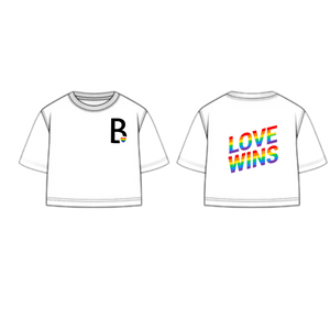 *LIMITED EDITION B GOT PRIDE BAGGY CROP TEE